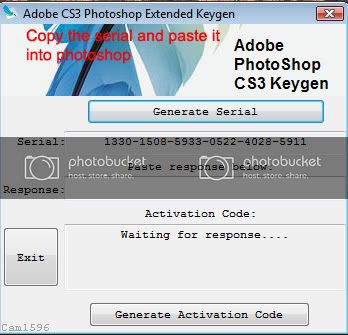 photoshop key code